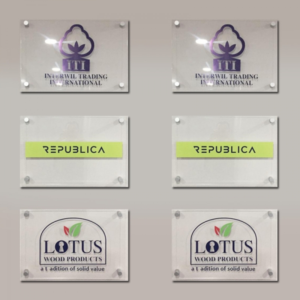 Office Signage - Acrylic Printing