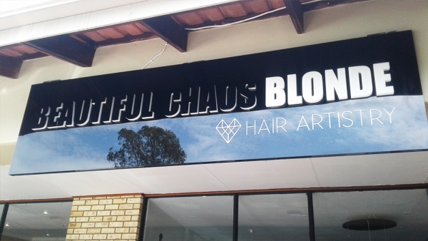 Beautiful Chaos Blonde - Acrylic Fabricated Letters